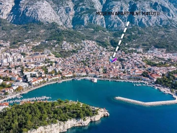 "Modern Apartment Matutu" - Parking Is In The Garage Makarska Zewnętrze zdjęcie